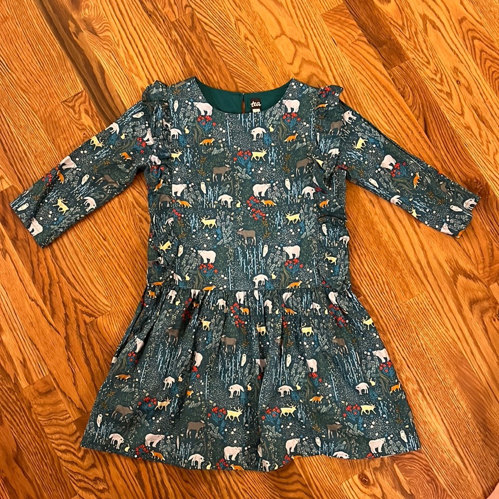 NWOT Tea Collection Forest Animals Dress
